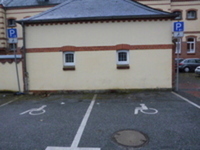 Behindertenparkplätze des Amtsgerichts Delmenhorst